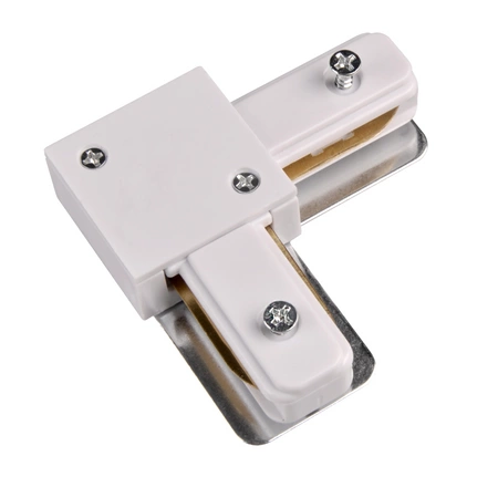 Úhlový konektor pro 1-fázovou přípojnici bílý Sanico Goldlux