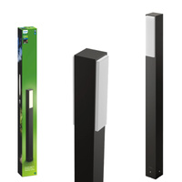 Venkovní LED zahradní svítidlo STRATOSPHERE myGarden 2x4.5W 4000K IP44 Tyč 77cm Antracit PHILIPS