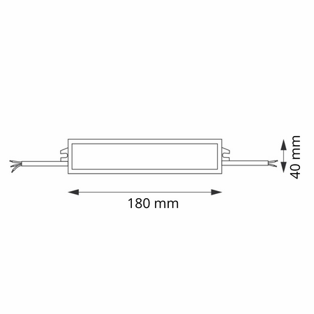 Externí napájecí zdroj pro LED pásky Pevné napětí 12V 50W IP67 Sanico Goldlux