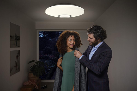 Přisazené LED stropní svítidlo 32W 3000K Teplá bílá s pohybovým a soumrakovým senzorem 44cm kulaté ORBIS LEDVANCE