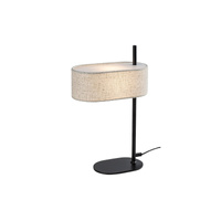 Stolní noční lampa E14 černá skandinávská Narmin Rabalux