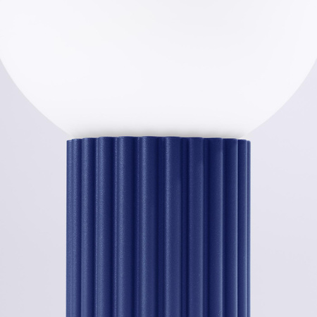 Stolní stolní lampa G9 Round Navy Blue Modern Matte Halo Sollux