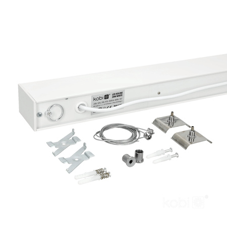 LED lineární svítidlo 40W 5200lm 4000K neutrální IK03 bílá Koline Kobi