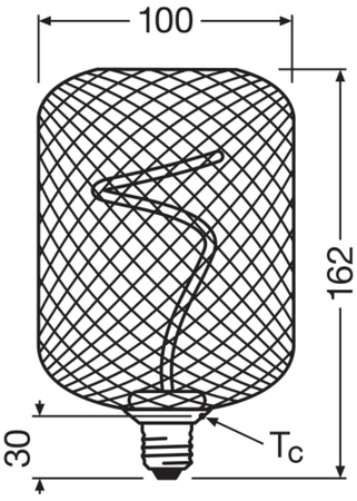 Dekorativní LED žárovka E27 3,5W = 18W 170lm 1800K teplá bílá 320° Filament Dimmable Decor Osram