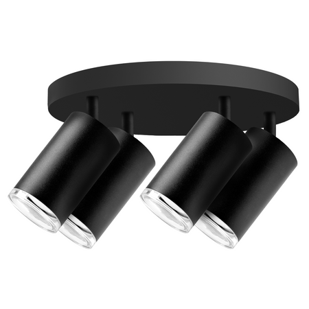 Reflektor nastavitelný 4x GU10 černý IP44 TURYN Sanico Goldlux