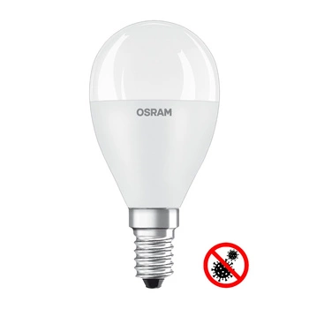 E14 P45 LED žárovka 5.5W = 40W 470lm 2700K Teplá bílá 200° OSRAM ANTIBAKTER.