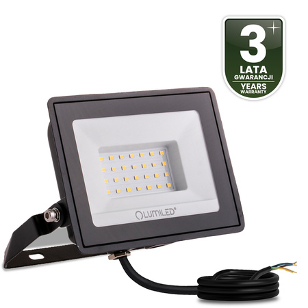 LED Reflektor 30W, 2700lm 6500K IP65 Černá ZUNA2 LUMILED