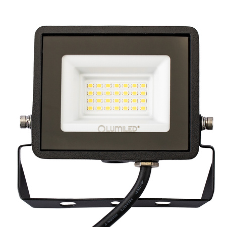 LED Reflektor 20W, 1800lm 6500K IP65 Černá ZUNA2 LUMILED