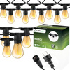 Venkovní řetěz 10m, 10x E27 Žárovky 1.3W 2200K NARCI LUMILED