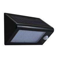 Solární LED reflektor 5,5 W 400 lm 6400 K studený 120° černý IP44 se soumrakovým senzorem Sanico Goldlux