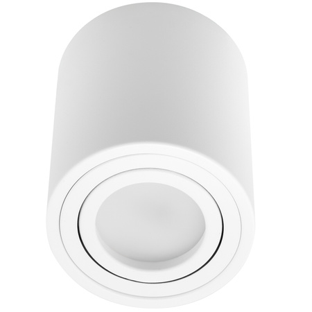 Povrchová montáž HALOGEN Spot Tuba Movable LUNDO GU10 LUMILED Round White 80mm