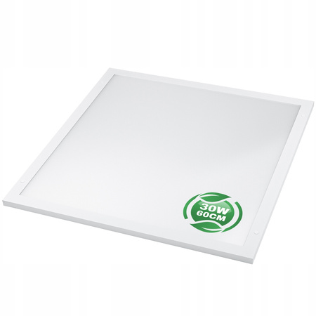 LED panel 60x60 zapuštěný pod omítku / povrchová montáž 30W 4000lm 4000K neutrální bílá 2v1 UGR19 Ecolight
