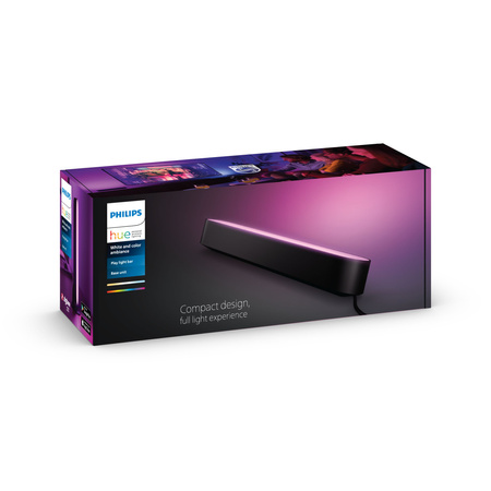 Philips HUE stolní lampa Play Black + napájecí adaptér 78201/30/P7