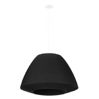 LED závěsné stropní svítidlo BELLA 3xE27 Lustr 60 cm černý SOLLUX
