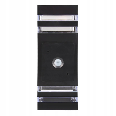 Dvojité zahradní nástěnné svítidlo INEZ DUO LED 2xGU10 ALUMINIUM černá IP54