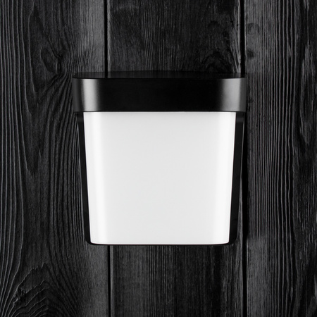 Zahradní nástěnné svítidlo E27 Elevation BLACK Square CORGI