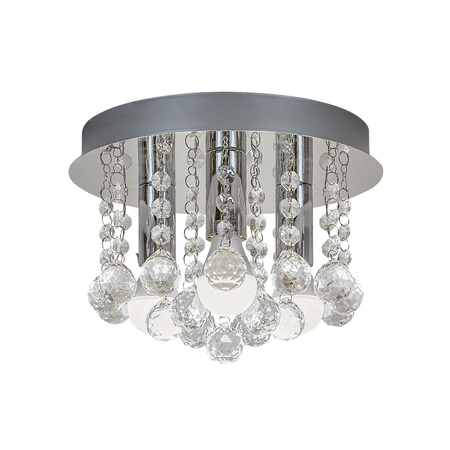 Dekorativní stropní svítidlo 3x E14 Chrome Modern Corinna Rabalux
