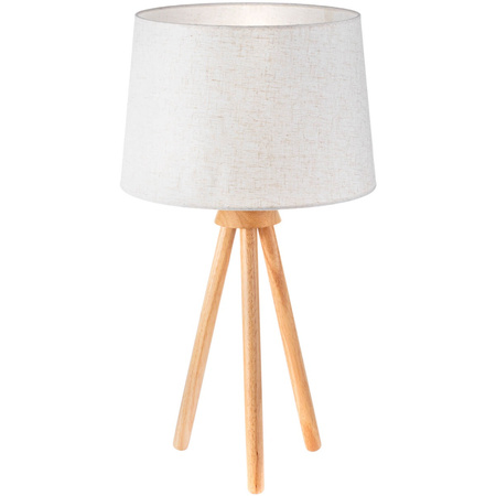 Stojací lampa E27, Nastavitelnou Výškou Béžová CLARA LUMILED