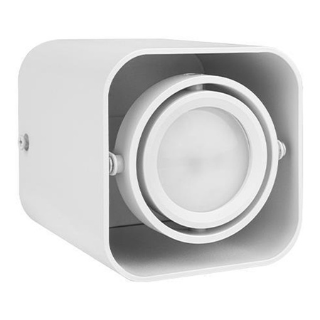 Halogenový reflektorový bodový reflektor GU10 Square Movable White Masterled pro povrchovou montáž