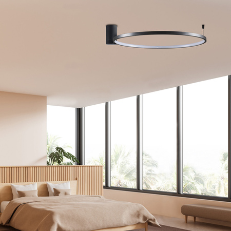 LED stropní svítidlo 20W 2600lm 4000K Neutral Black NOEMI Sanico Goldlux