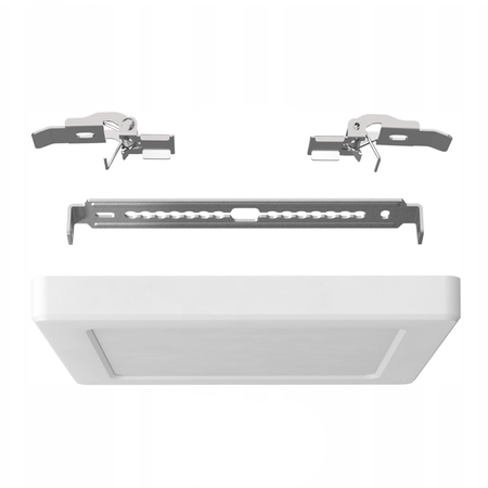 Plafond LED stropní svítidlo 24W 2500lm CCT 140° Square Povrchová montáž Bílá Videx