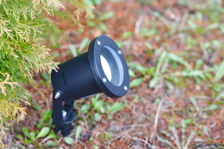 LED zahradní lampa GU10 IP65 TIGHT Black - 1m kabel