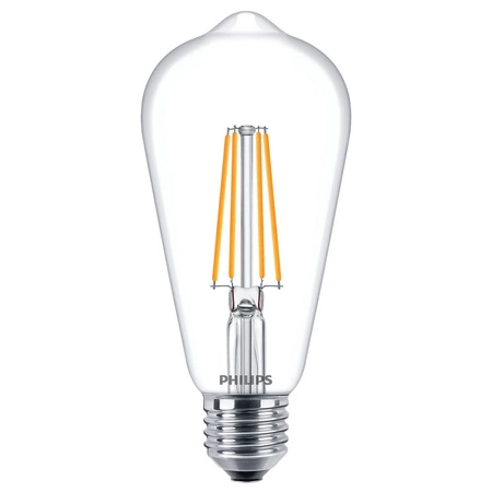 LED žárovka Edison E27 ST64 7W = 60W 806lm 2700K Teplá bílá vlákno PHILIPS