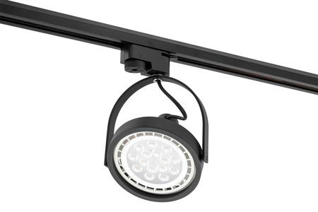 Kolejové bodové svítidlo LEON ES111 stropní svítidlo Pohyblivé černé