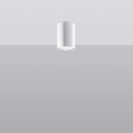 Svítidlo pro povrchovou montáž LAGOS GU10 Halogen Spot Tuba 10cm Bílá SOLLUX