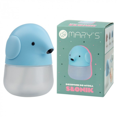 Bezdotykový dávkovač dětského mýdla modrý USB dobíjecí 1200mAh MARY'S SLONK