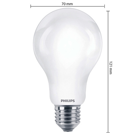 LED žárovka E27 A67 17,5W = 150W 2452lm 4000K neutrální bílá 200° PHILIPS Classic