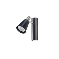 Stropní svítidlo LED GU10 s nastavitelným reflektorem Sempra Kanlux Black