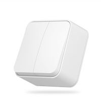 Vypínač světla 2tlačítkový 10A povrchový bílý BINERA VIDEX