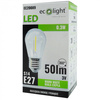 LED Edison S14 E27 0,3W 50lm 2700K teplá bílá 3V FILAMENT Ecolight žárovka