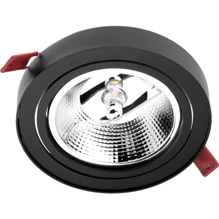 Podhledové svítidlo GU10, AR111 Nastavitelná Kulatá Černá 14cm CARPI LUMILED