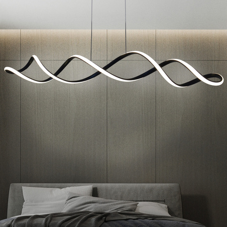 Stropní závěsné svítidlo LED 43W 6300lm 4000K neutrální 120° černá INFINITO Sanico Goldlux