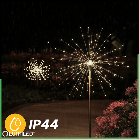 Solární LED lampa pampeliška, 80cm 3000K LOTUS LUMILED