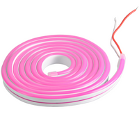 NEON Strip Flexibilní LED pásek 12V 17W Růžový IP65 12mm 2m