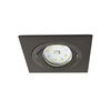 Zápustná montáž GU10 Halogenové zapuštěné bodové pletivo Black Square Kobi