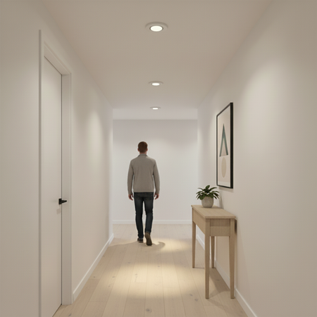 10x LED GU10 reflektor PAR16 6W = 50W 580LM 6500K studená bílá 120° s pohybovým čidlem LUMILED