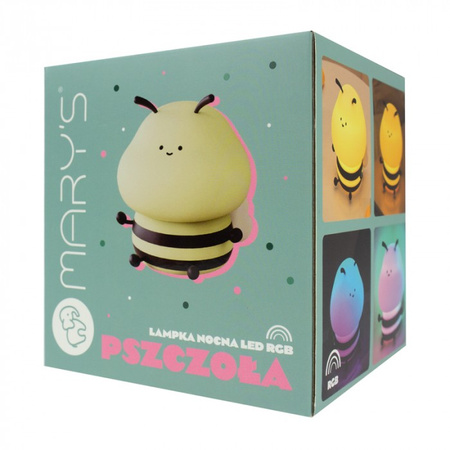 Dětské LED noční světlo 3W 3000K Warm + Multicolour RGB dobíjecí 1200mAh MARY'S YELLOW BIRD