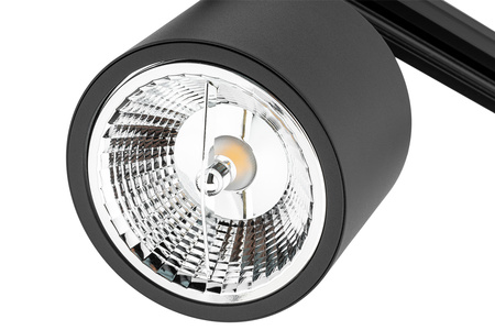 Kolejové bodové svítidlo TONI ES111 stropní svítidlo Pohyblivé černé