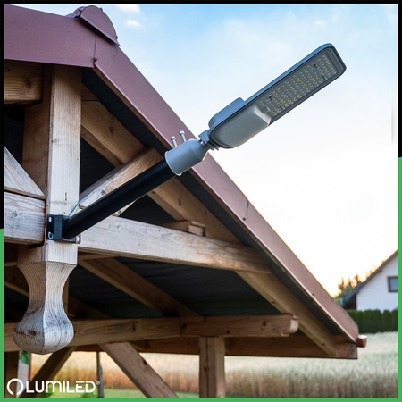 LED pouliční svítidlo LUXOS2 Průmyslové silniční svítidlo 100W 14000lm 4000K IP65 ALS LUMILED