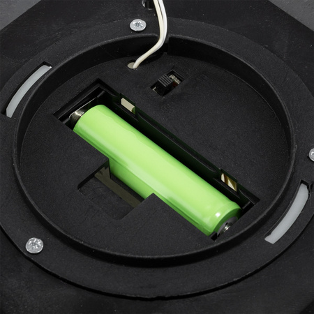 LED solární zahradní lucerna závěsná 32cm černá