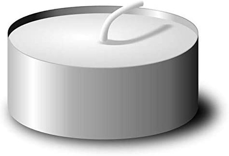 TEALIGHT Čajové svíčky Neparfémované svíčky 100 kusů