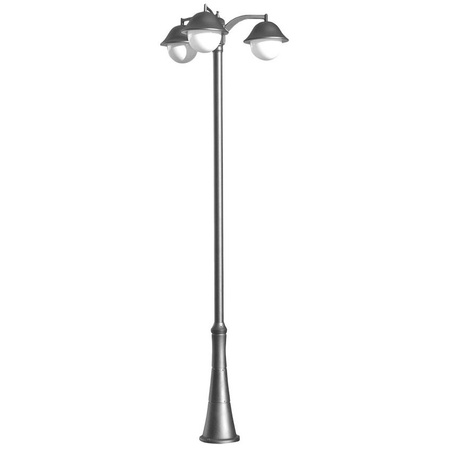 Venkovní zahradní lampa lampa E27 Prince Max OGMW 3 O-BD 310cm černá Su-Ma