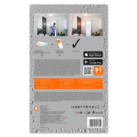 LED stropní svítidlo ORBIS Aqua 12W 1200lm Teplá bílá-Studená bílá 28cm SMART+ WiFi LEDVANCE