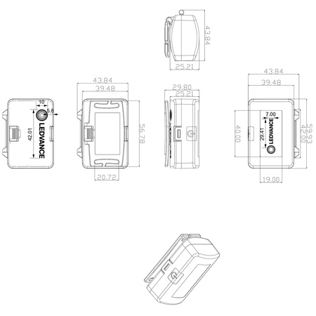 LED COB čelovka na baterie 3xAA Světlo 100lm 4000K LEDVANCE