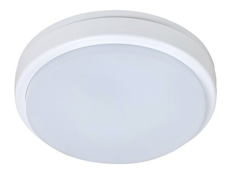 Venkovní LED zahradní stropní svítidlo LOKI 15W 4000K IP54 kulaté stropní svítidlo bílé RABALUX