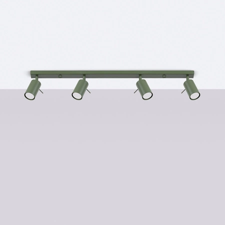 Bodové reflektorové stropní svítidlo Tuba 4x GU10 Olive Ring Bittersweet Shimmer SL.1504 Sollux